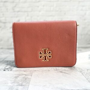 NEW Tory Burch Britten Combo Leather Crossbody Bag